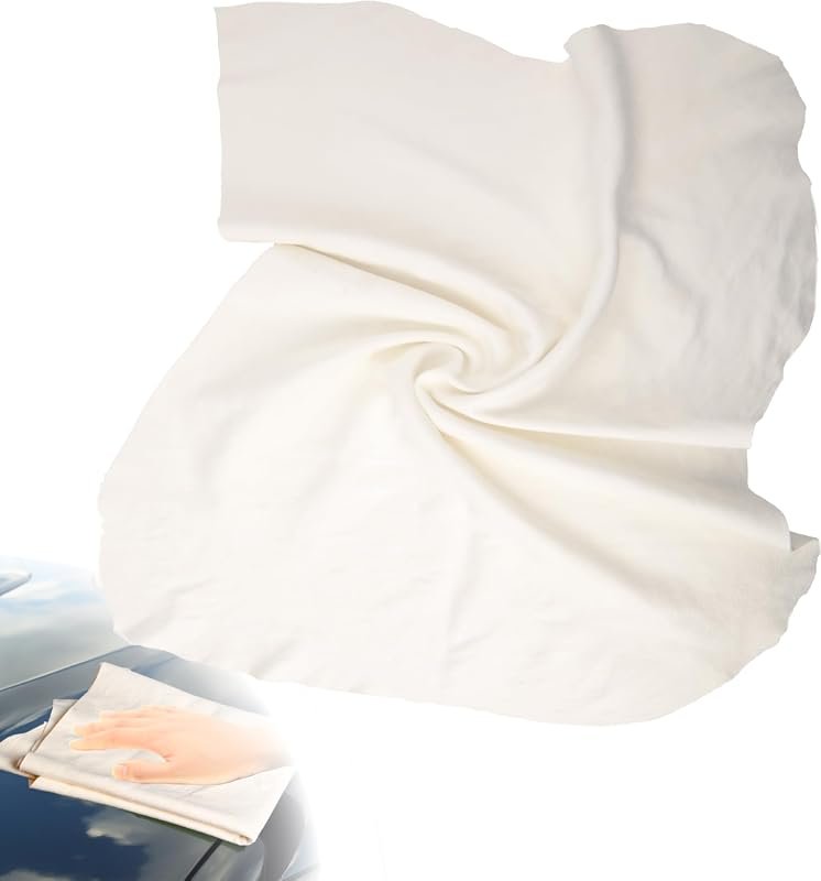 Real Leather Chamois Car Drying Towel
