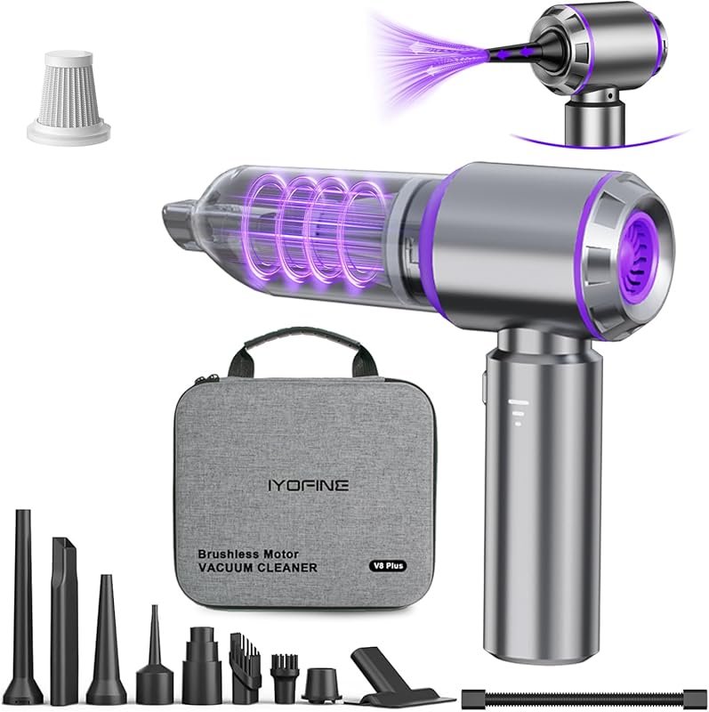 80000RPM Vacuum Air Duster with storage case