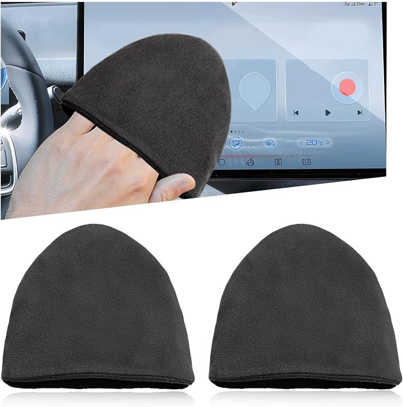 Ohleats triangle microfiber car screen cleaner pads