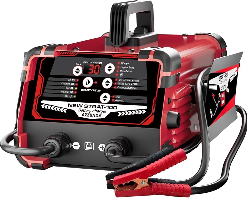 12V/24V Car Battery Charger and Engine Starter with repair and winter mode