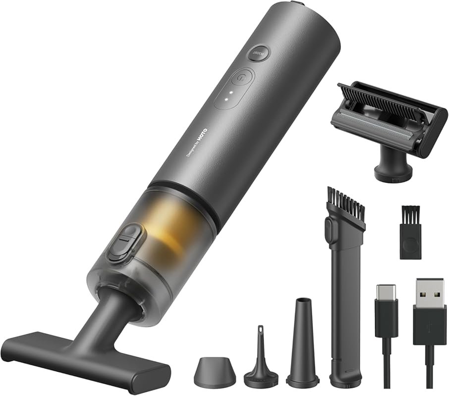 HOTO cordless handheld vacuum and air duster