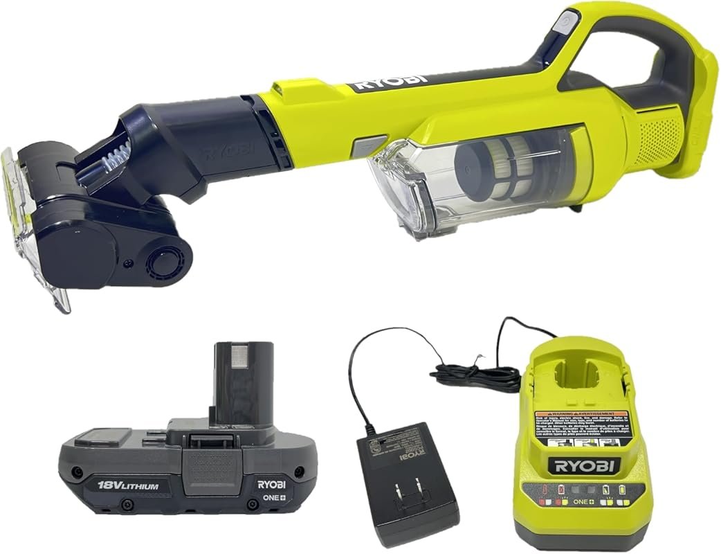 RYOBI 18V PCL700B Cordless Hand Vacuum with Powered Brush Kit