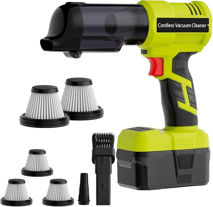 Ryobi 18V Cordless 3-in-1 Handheld Wet/Dry Vacuum, 22000Pa Blower