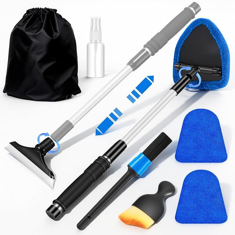 Extendable Car Windshield Cleaner Tool
