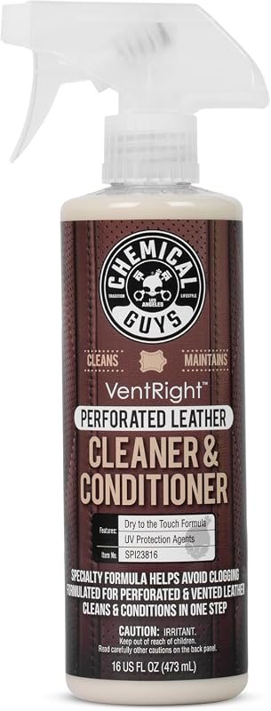 Chemical Guys VentRight Perforated Leather Cleaner 16 oz spray bottle