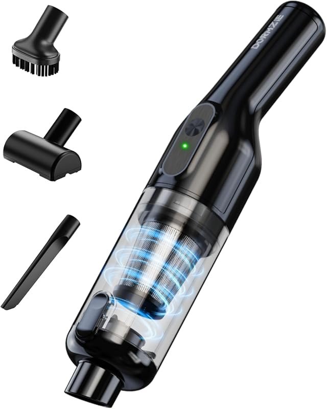 dormzie Handheld Vacuum with Type-C charging