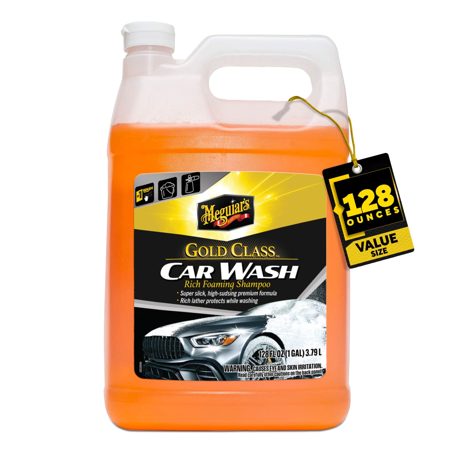 Meguiar's Gold Class Car Wash, Ultra-Rich Foam Car Wash Soap and Conditioner for