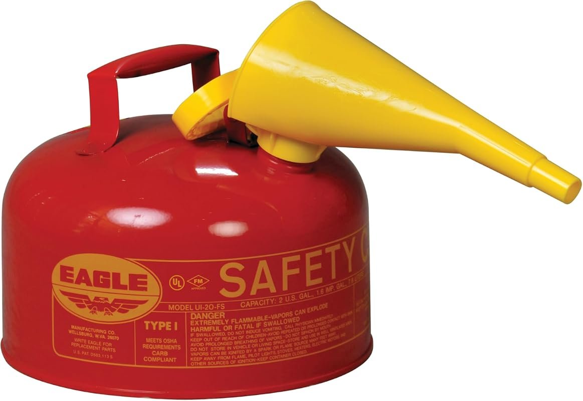 Eagle Type I 2-Gallon Safety Gas Can
