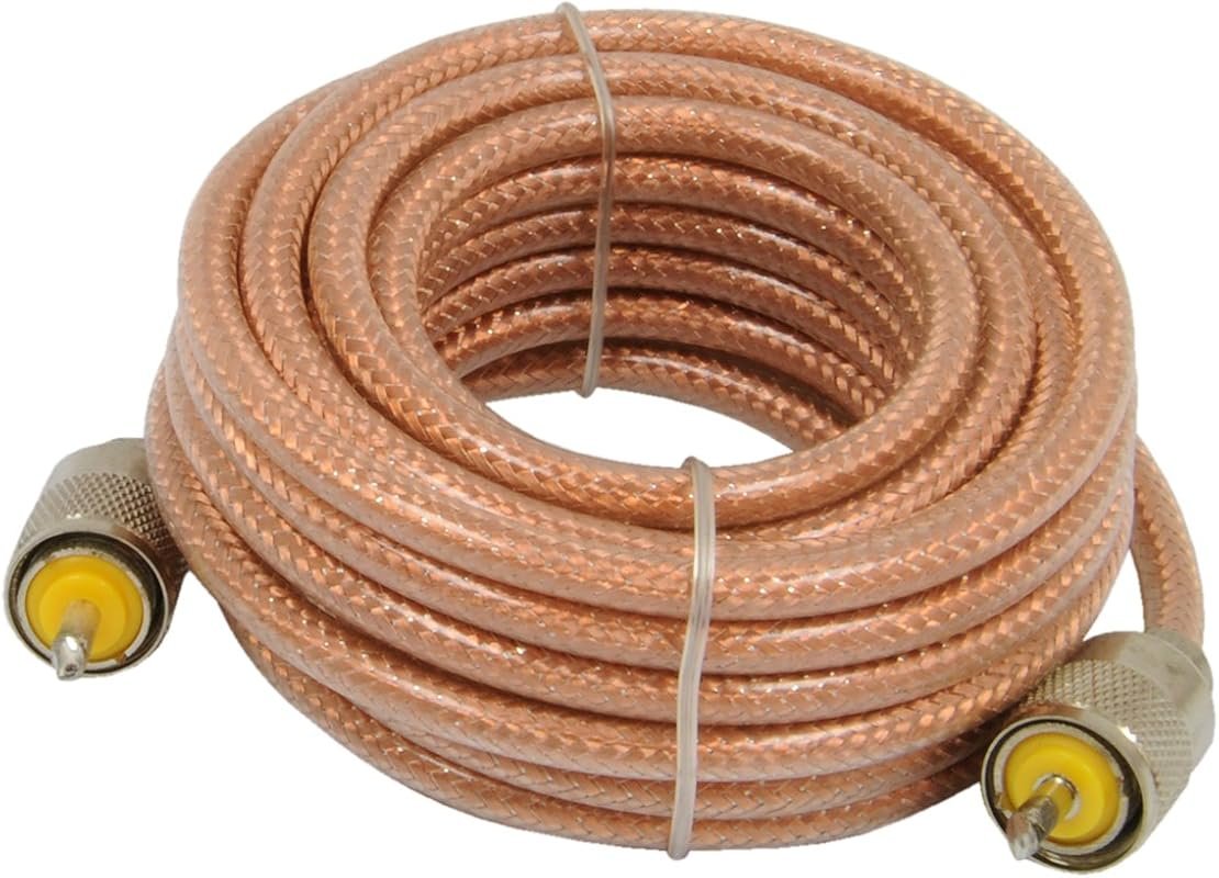 RoadPro RP-8X18CL clear jacket mini-8 CB coax cable