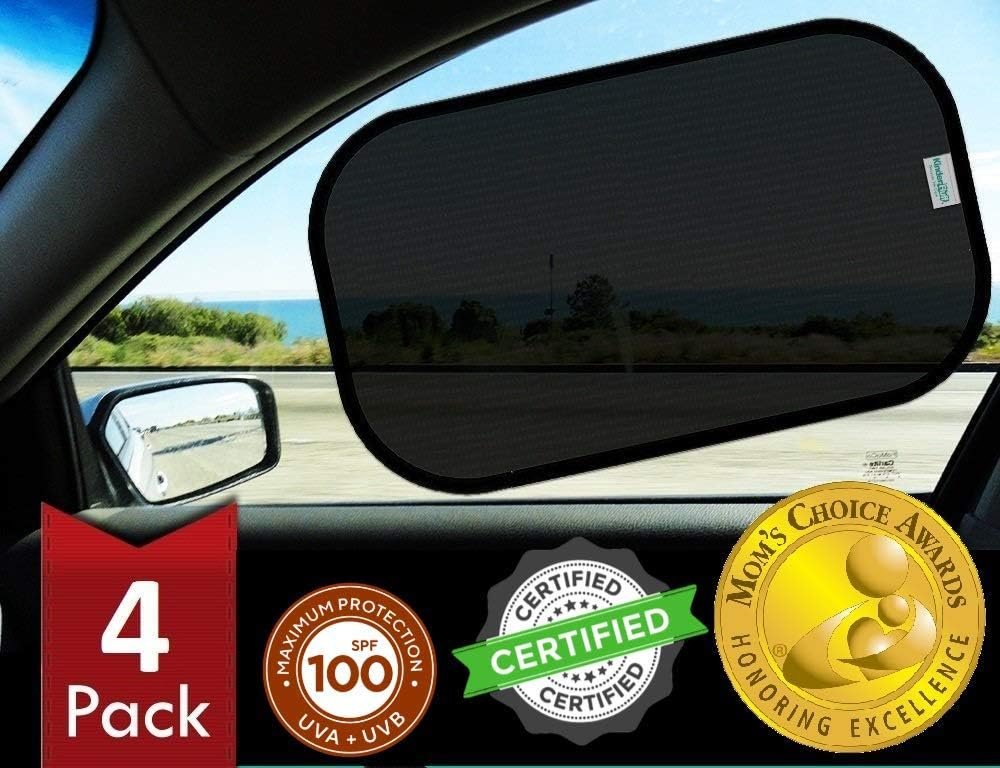 Kinder Fluff Car Window Shades four-pack
