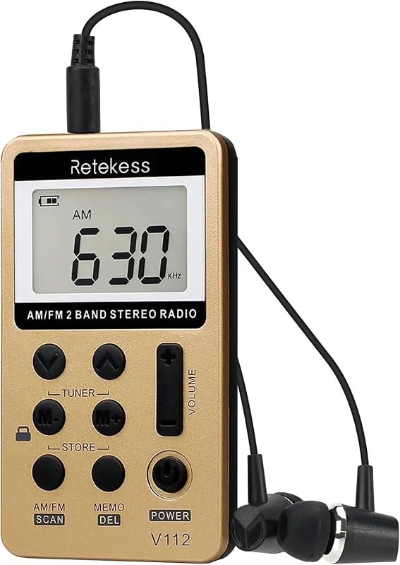 Retekess V112 AM FM Radio