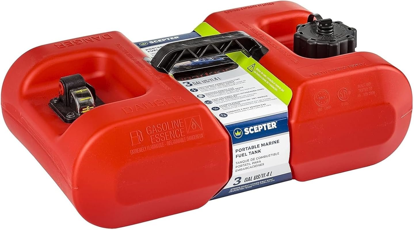 Scepter 3 Gallon Portable Marine Gas Can