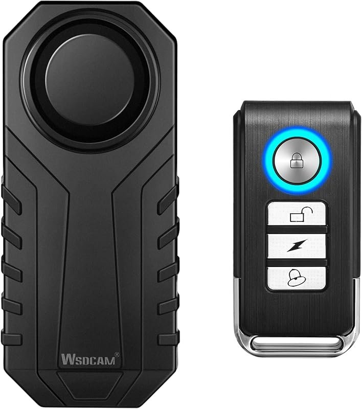 Wsdcam 113dB Wireless Bike Alarm