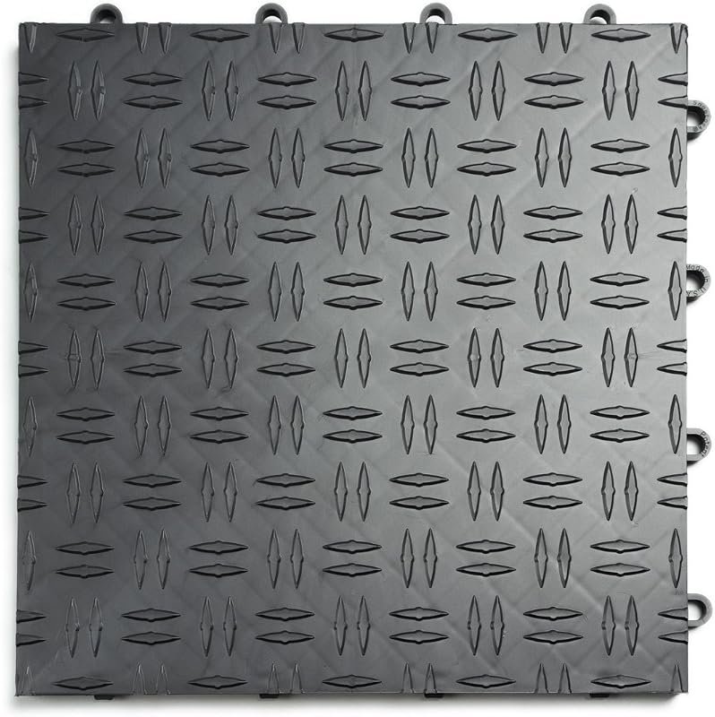 SnapLock GarageTrac interlocking garage tiles