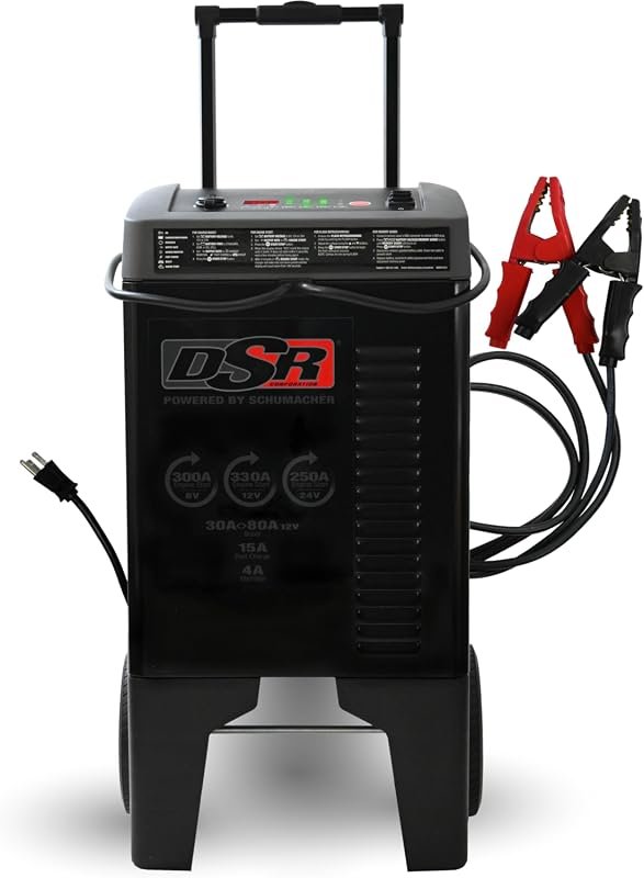 Schumacher DSR124 wheeled battery charger and engine starter