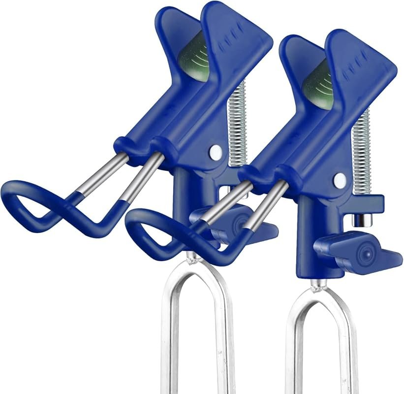 Adjustable ground fishing rod holder