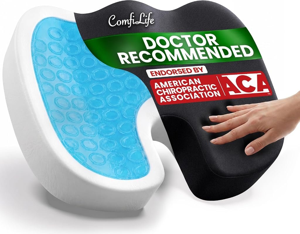 ComfiLife Gel and Memory Foam Seat Cushion