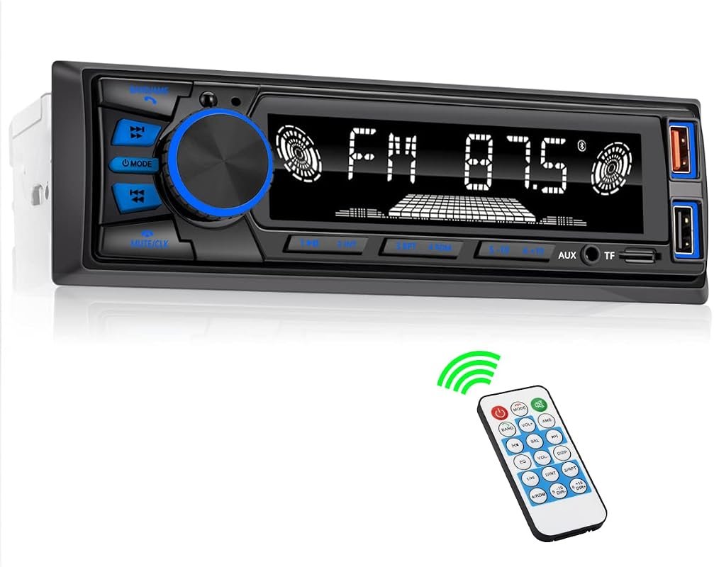 REAKOSOUND single-DIN Bluetooth car stereo