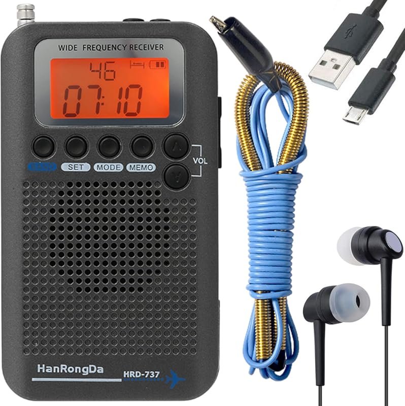 HRD-737 Portable VHF FM AM Shortwave Radio