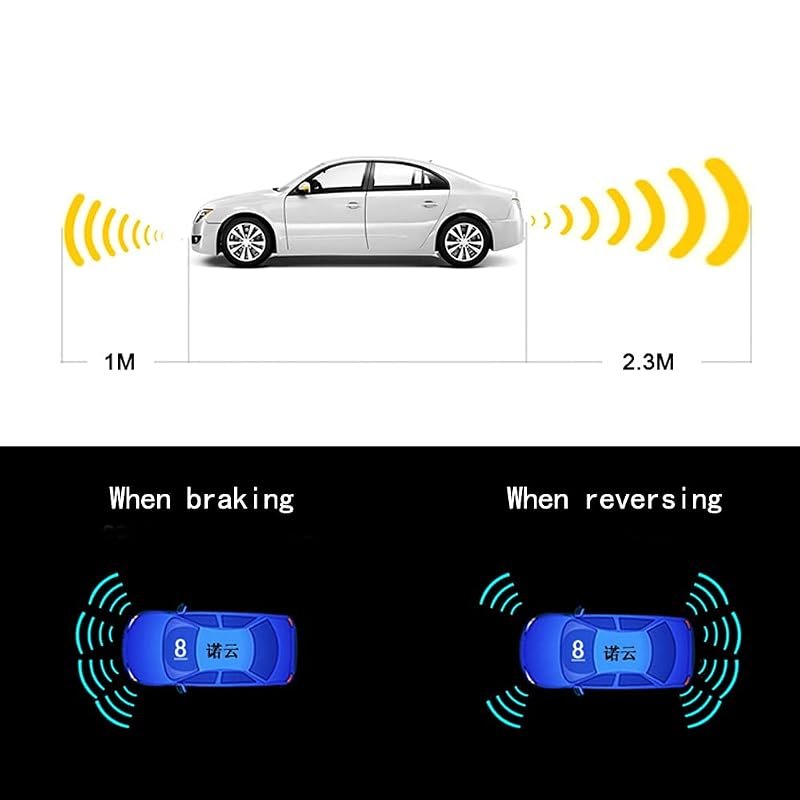 Universal eight-sensor reverse parking sensor kit