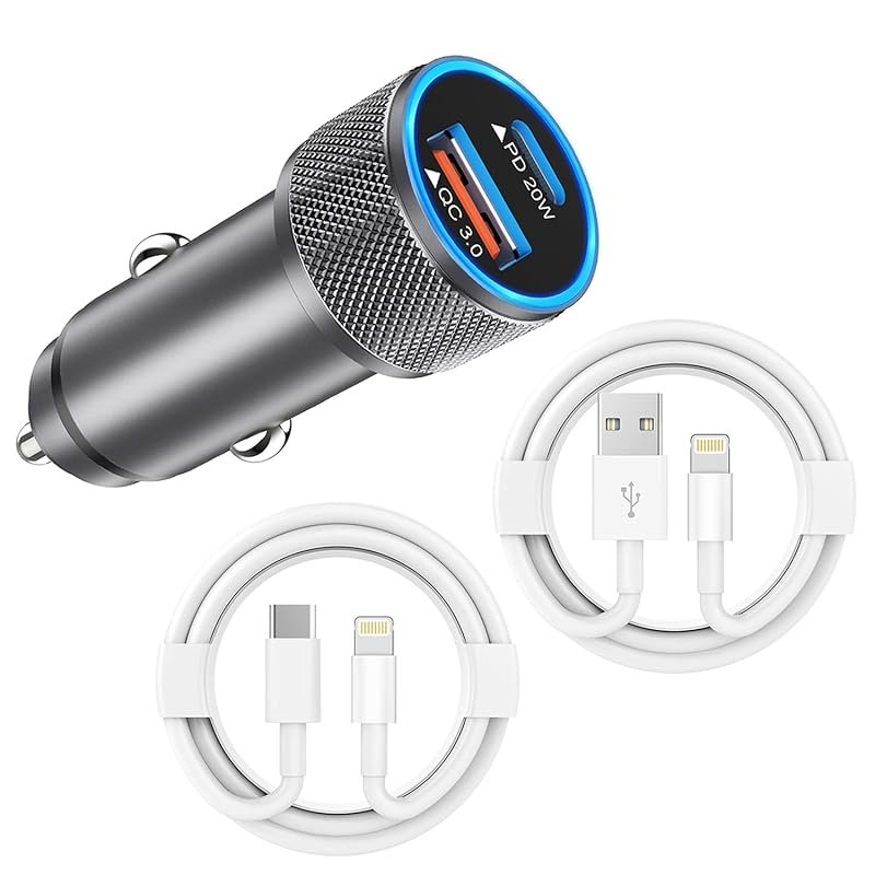 38W Dual-Port iPhone Car Charger