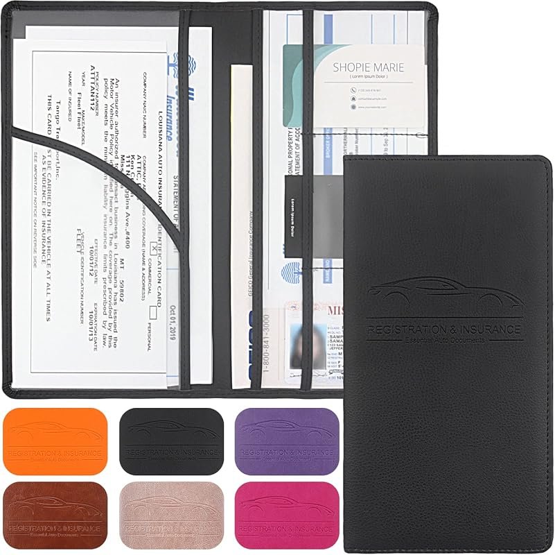 LumiMokki Premium Car Document Holder