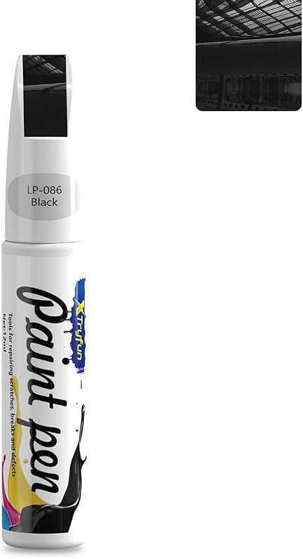 Black waterproof automotive touch-up paint pen