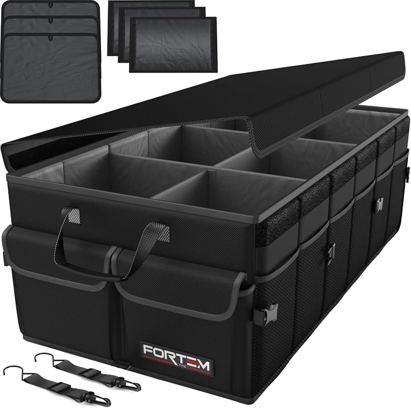 FORTEM foldable 85L trunk organizer