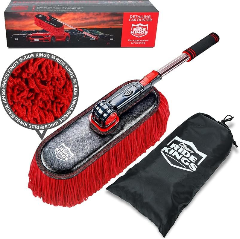 Soft Car Duster Kit with Wax Cotton Hair