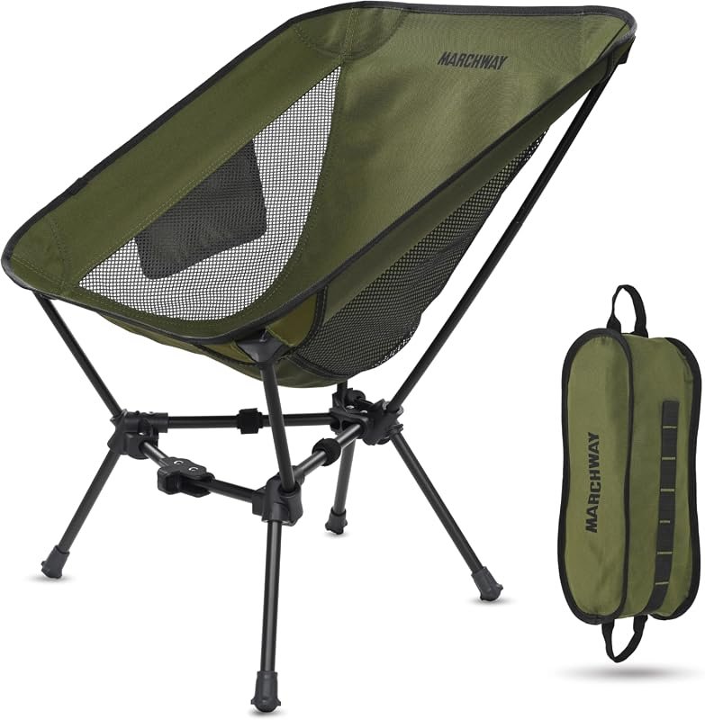 MARCHWAY Lightweight Folding Camping Chair