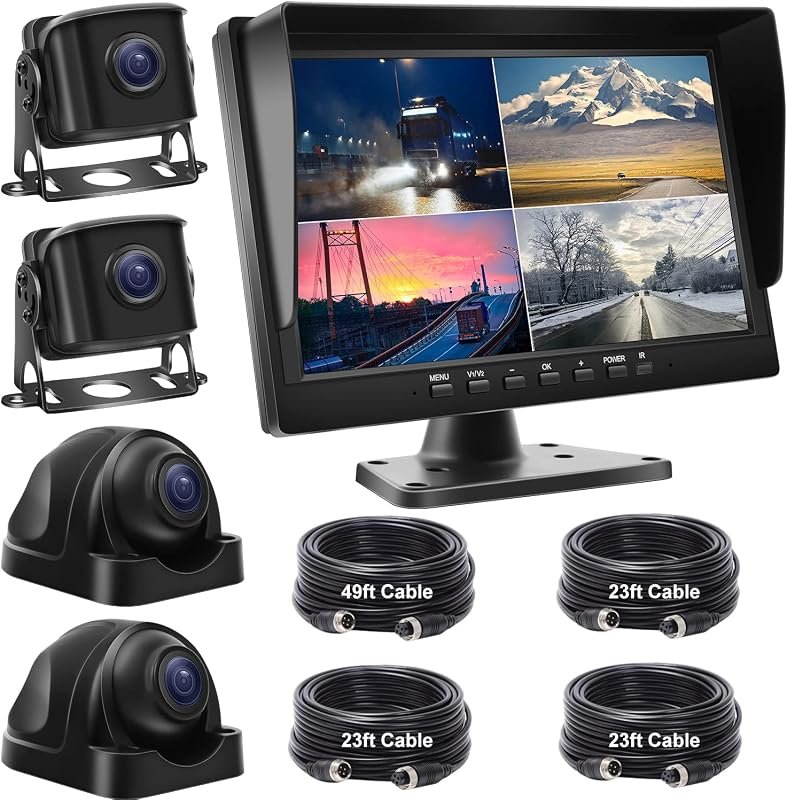 10.1-Inch AHD Wired Backup Camera System