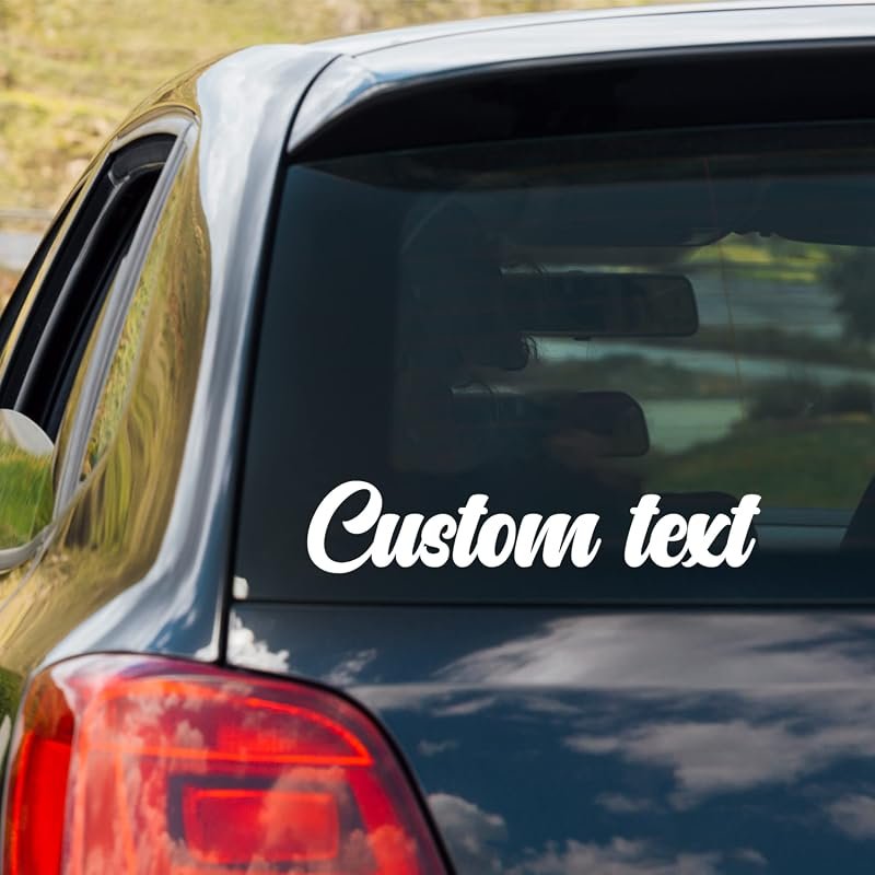 Custom Vinyl Lettering Stickers