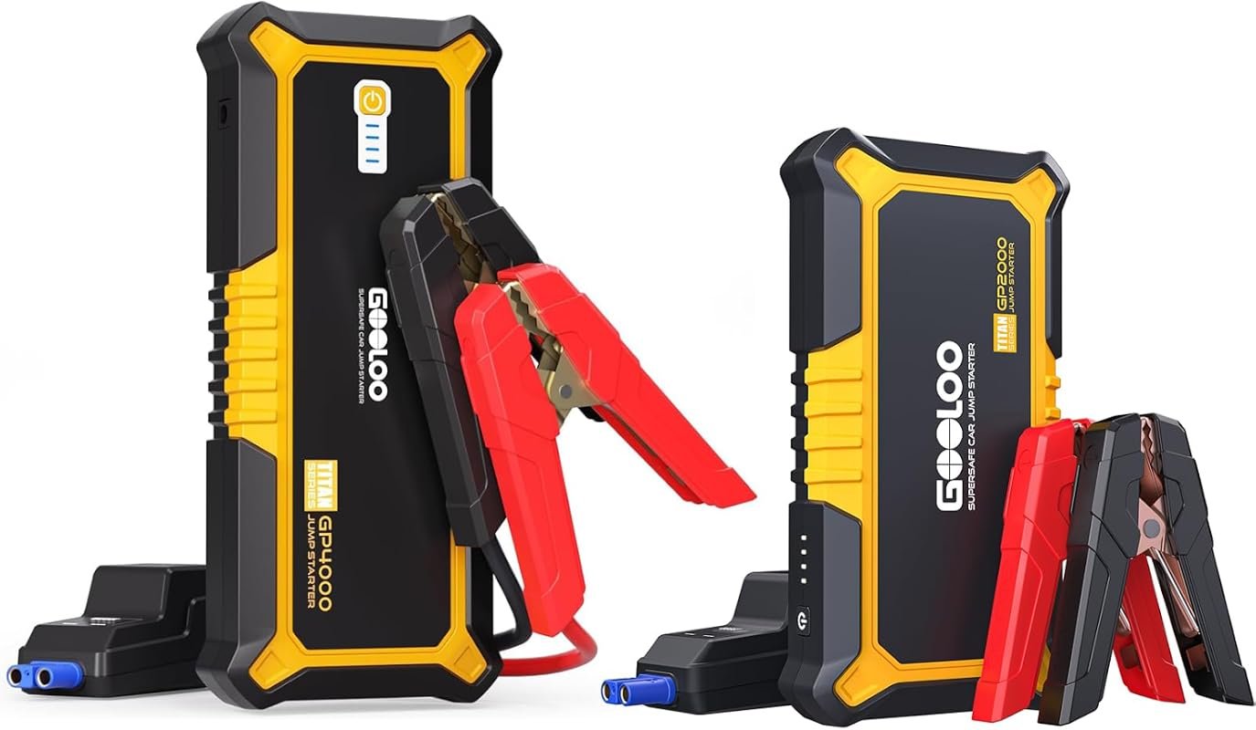 GOOLOO GP4000 and GP2000 jump starters