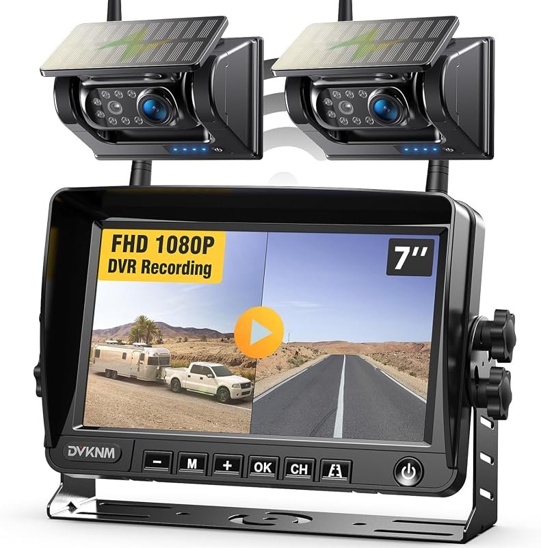 AP7-2 Magnetic Solar Wireless Backup Camera