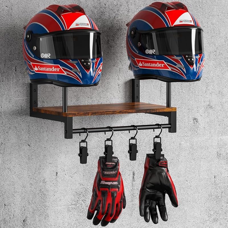 Automotive Helmet Holder Wall Mount