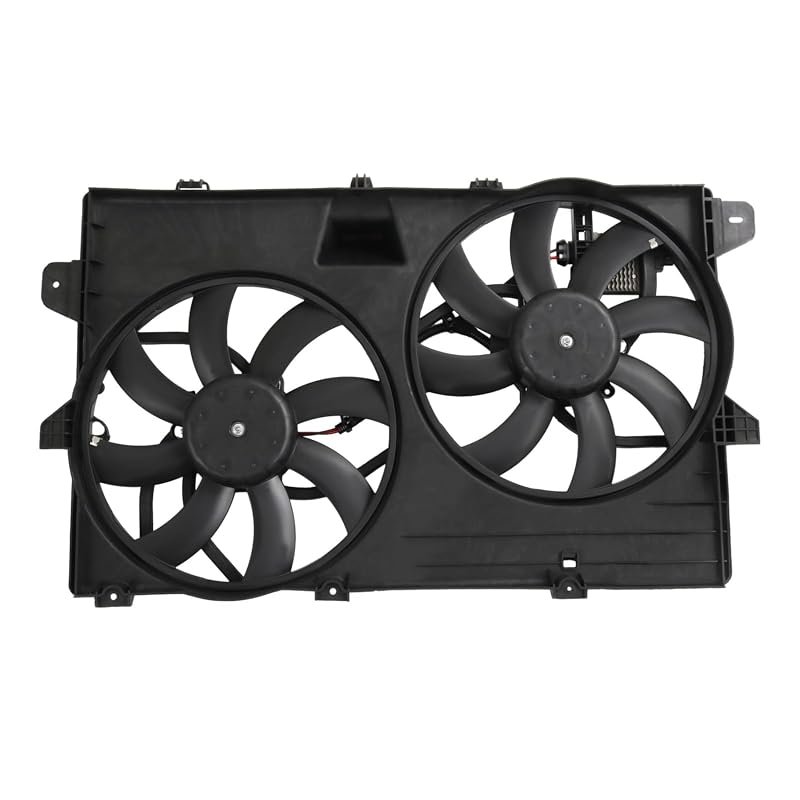 Dual radiator cooling fan assembly for Ford Edge