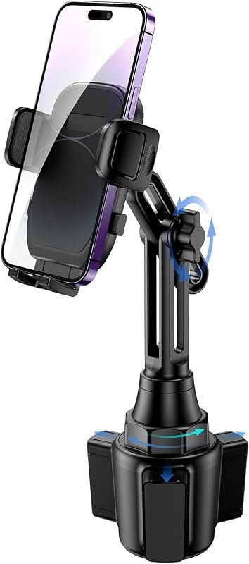 Universal cup car phone holder