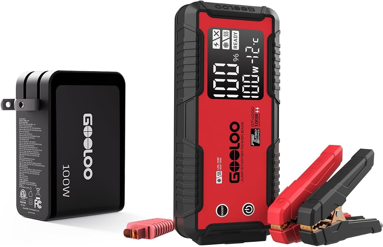 GOOLOO GT4000 car jump starter with fast charging