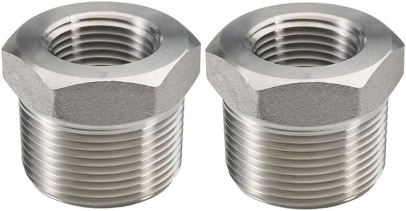 Beduan 304 stainless steel reducer hex bushings two-pack
