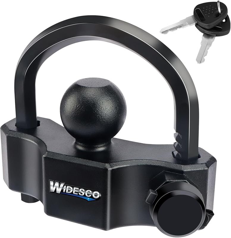 Universal Heavy-Duty Trailer Coupler Lock