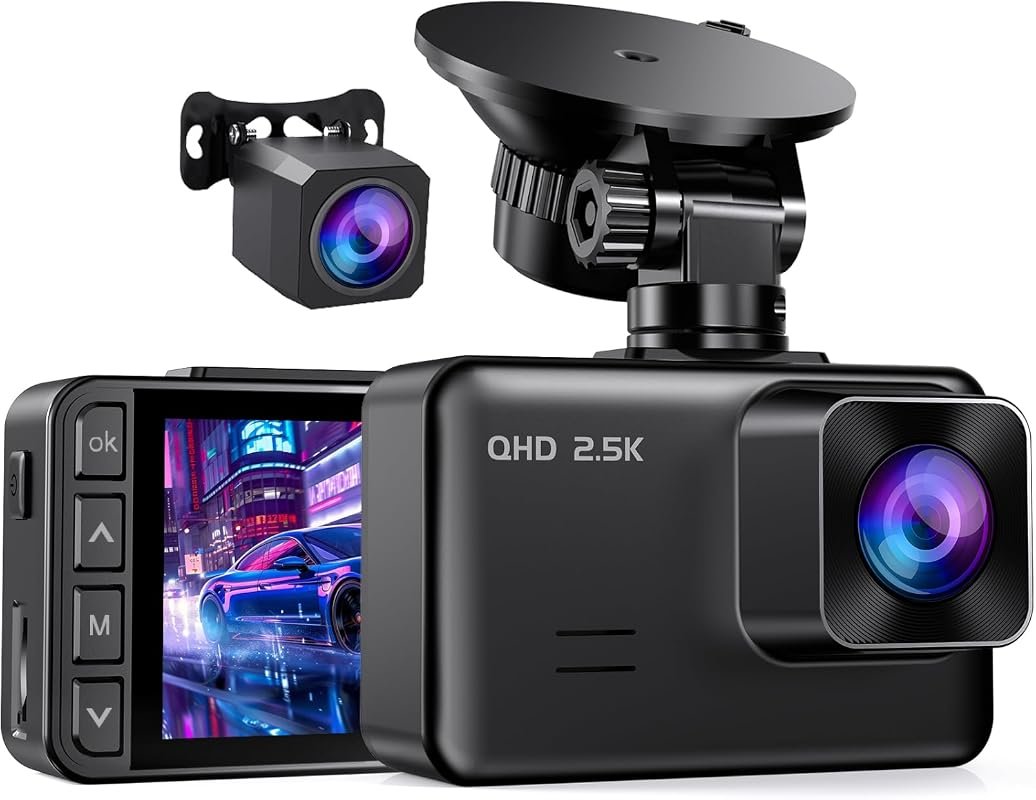 E-YEEGER S50 2.5K front and 1080P rear dash cam