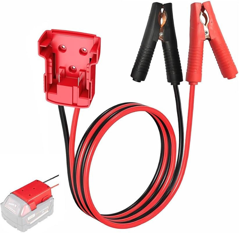 GRZWAYS Milwaukee M18 jumper cables with adapter