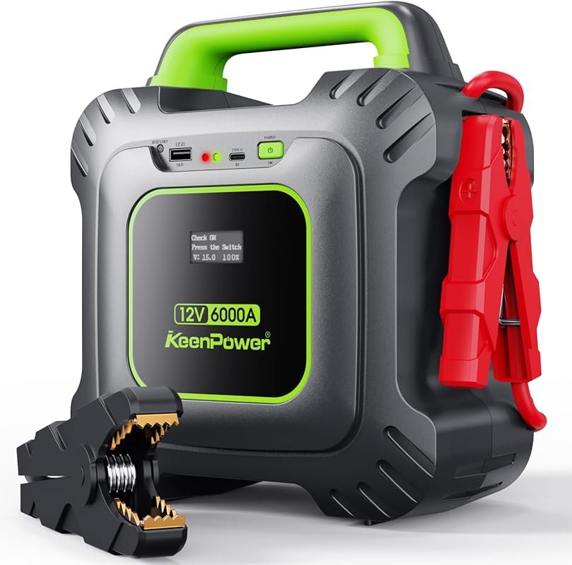 KeenPower 6000A super capacitor jump starter