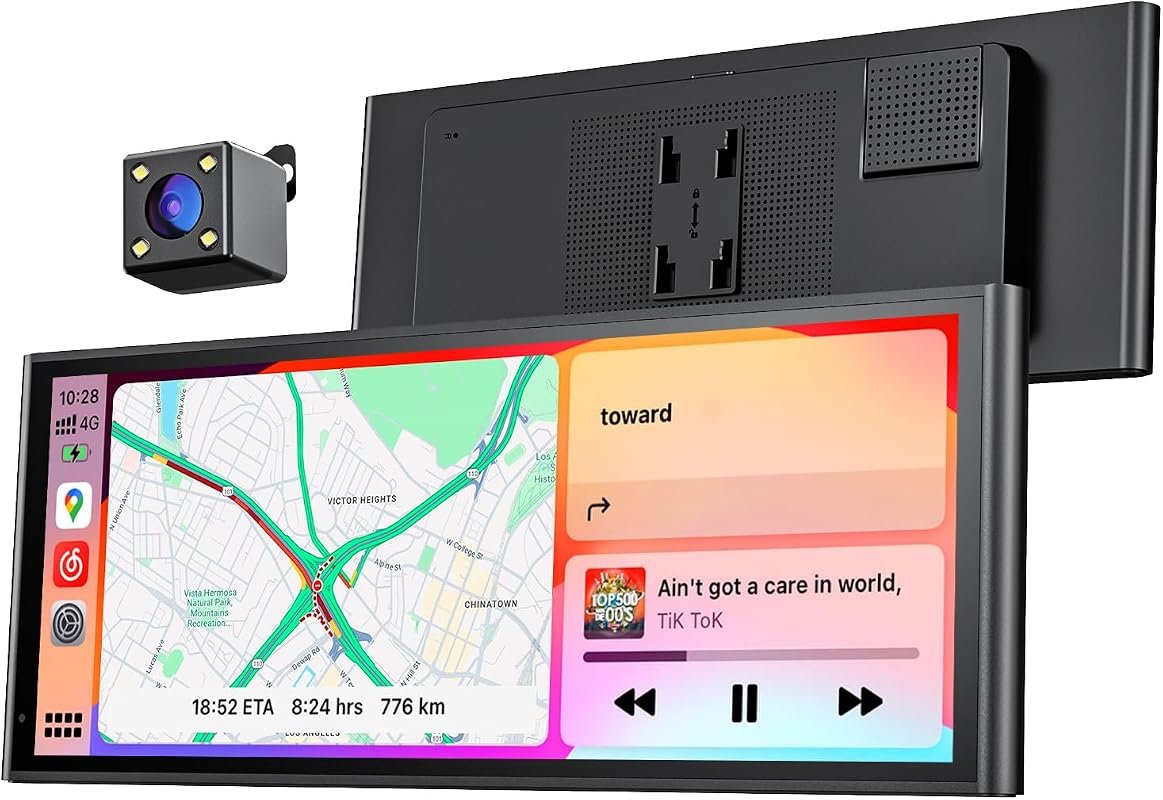 9.26-Inch Wireless CarPlay Screen with IPS display