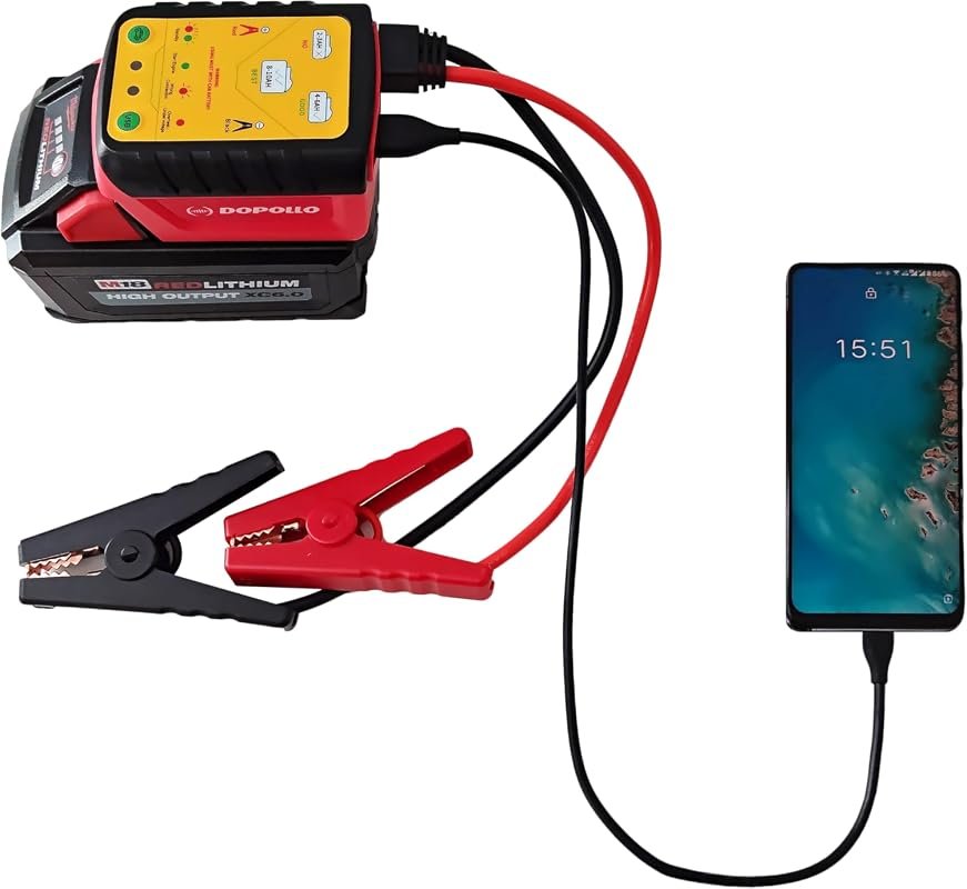 DJS18-MIW Car Jump Starter for Milwaukee M18 Batteries