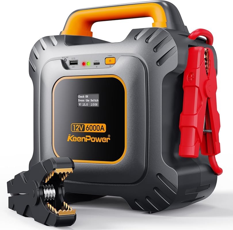 KeenPower 6000A Battery-Less Jump Starter