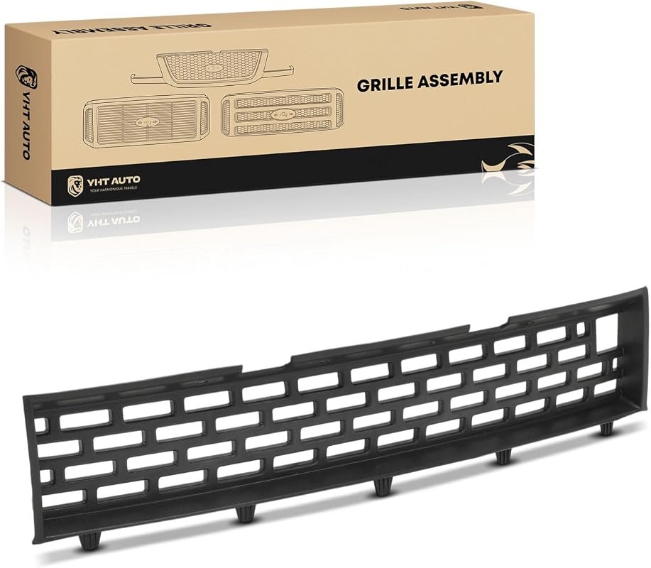YHTAUTO Textured Black F-150 Grille Assembly