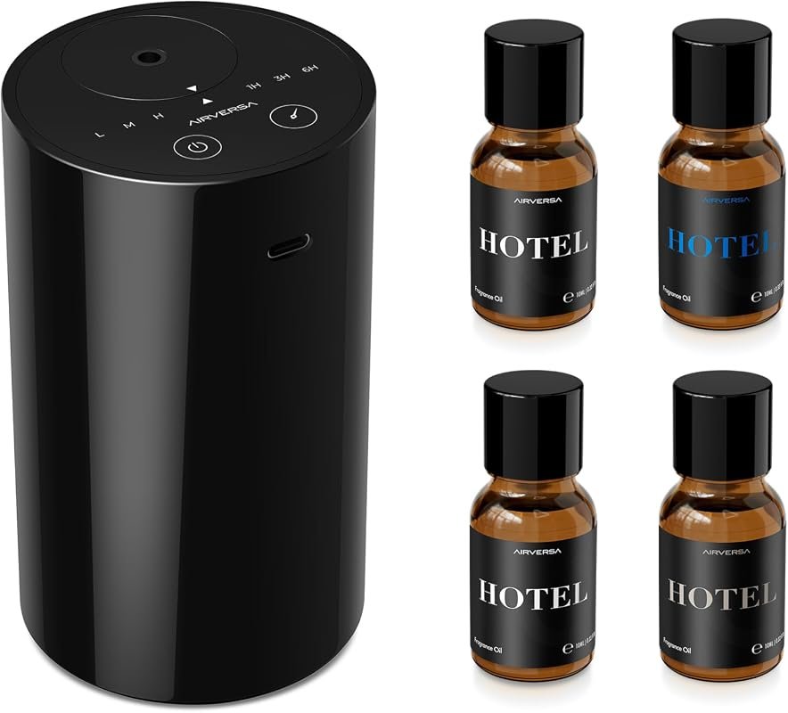 Airversa AN8 Waterless Essential Oil Diffuser Starter Kit