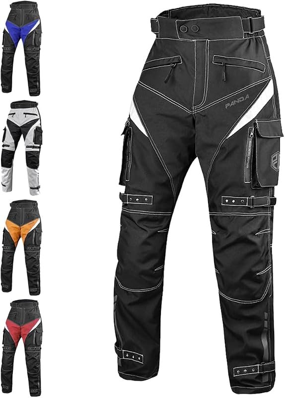 Men's and Women's CE Level 1 Armored Motorcycle Cordura Overpants