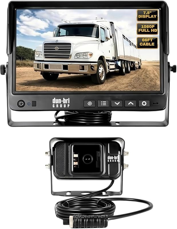 7-Inch 1080P AHD Backup Camera System